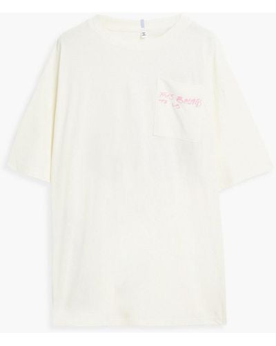 McQ Printed Cotton-jersey T-shirt - White