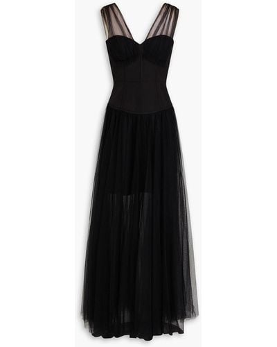 Zac Posen Off The Shoulder Pleated Gown for Women