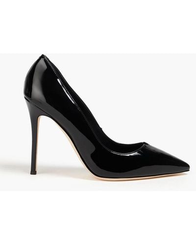 Giuseppe Zanotti Faux Patent-leather Court Shoes - Black