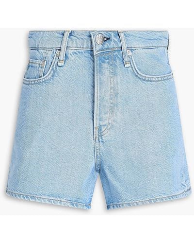 Rag & Bone Maya Denim Shorts - Blue