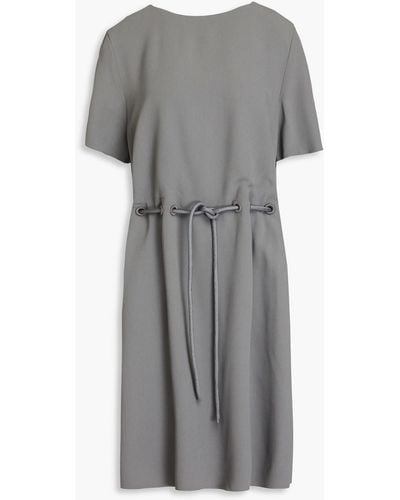 Emporio Armani Kleid aus crêpe - Grau