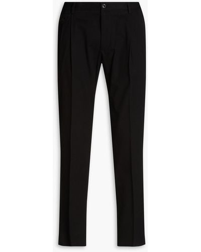 Dolce & Gabbana Cotton Trousers - Black