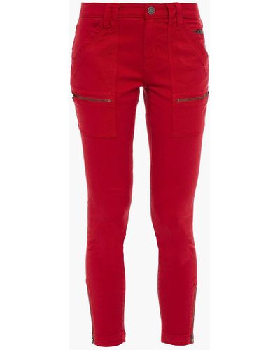 Red skinny pants sales