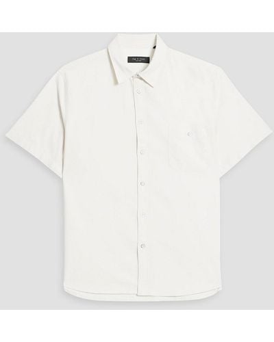 Rag & Bone Gus Cotton-twill Shirt - White