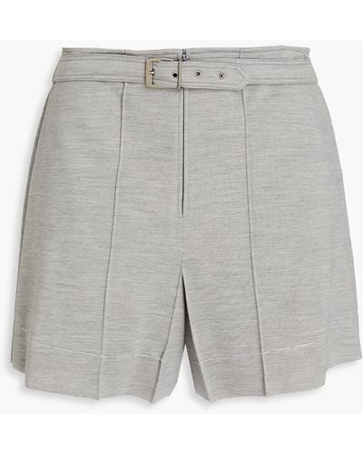 Maison Margiela Shorts aus jersey mit gürtel - Grau