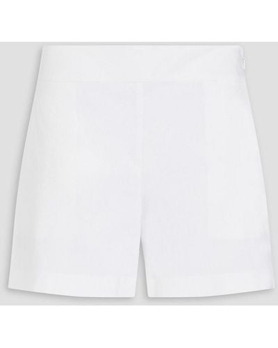 Theory Linen-blend Shorts - White