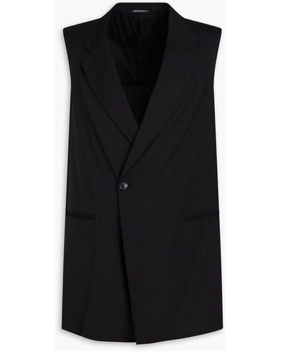 Emporio Armani Wool Vest - Black