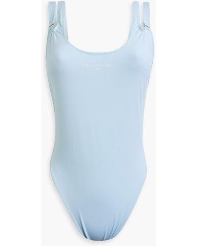 Stella McCartney Logo-print Swimsuit - Blue
