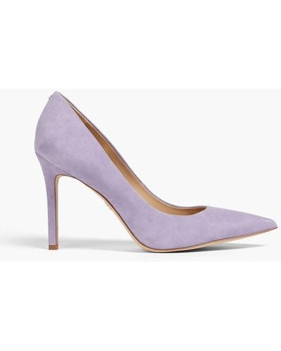 Sam Edelman Suede Court Shoes - Purple