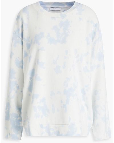NINETY PERCENT Bleached French Cotton-terry Sweatshirt - White