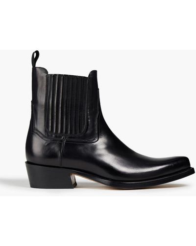 Brioni Leather Boots - Black