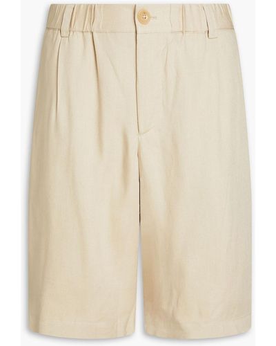 Jacquemus Gelati Woven Chino Shorts - Natural