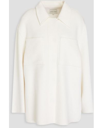 Loulou Studio Riva Wool And Cashmere-blend Felt Jacket - White