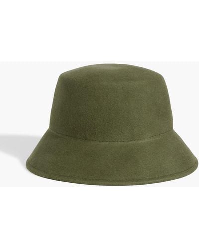 Eugenia Kim Jonah Wool-felt Bucket Hat - Green