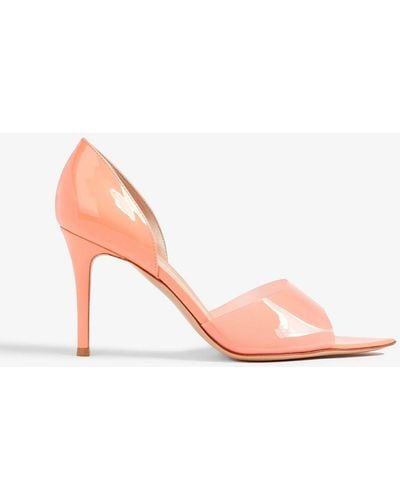 Gianvito Rossi Patent-leather And Pvc Pumps - Pink
