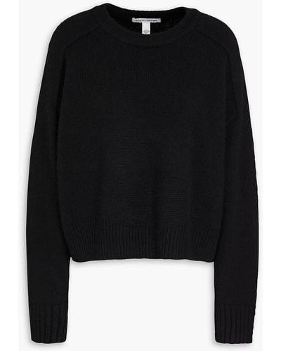 Autumn Cashmere Knitted Sweater - Black