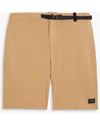 Rag & Bone Archetype Perry Cotton-jersey Shorts - Natural