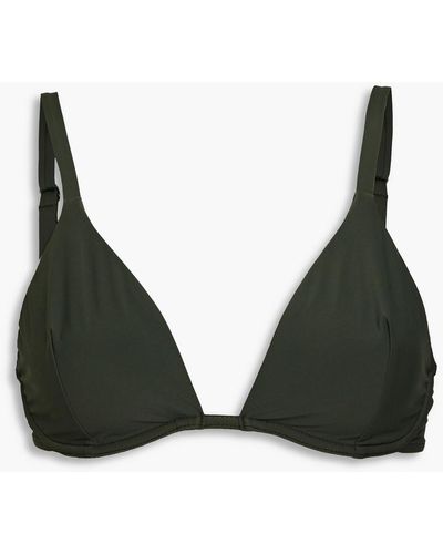Bondi Born Gisele triangel-bikini-oberteil aus stretch-material - Schwarz