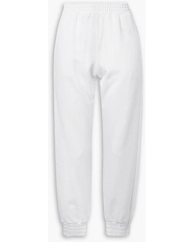 RTA Sydney French Cotton-terry Track Trousers - White