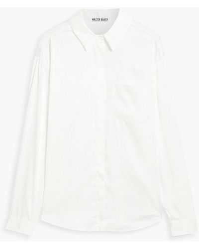 Walter Baker Bella Satin Shirt - White