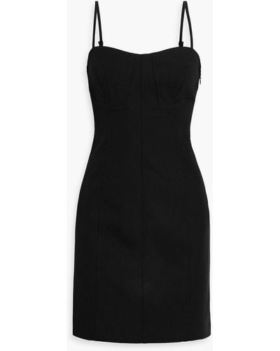 10 Crosby Derek Lam Blair Cotton-blend Twill Mini Dress - Black