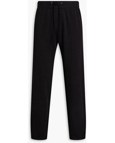 James Perse Crinkled Cotton-poplin Cargo Shorts - Black
