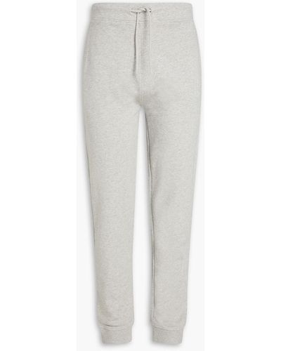 A.P.C. Coed French Cotton-terry Drawstring Joggers - White