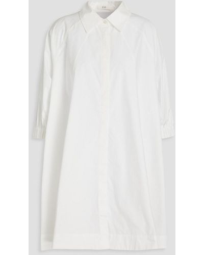 Co. Oversized-hemd aus baumwollpopeline - Weiß