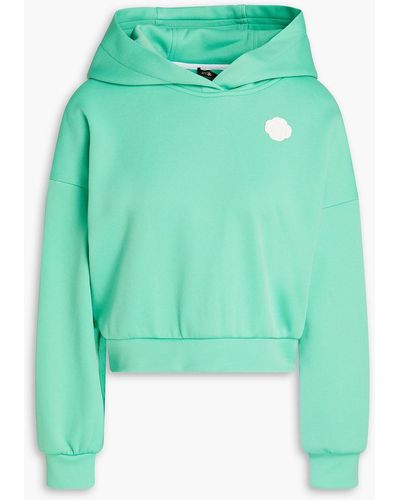 Maje Cropped hoodie aus jersey - Grün