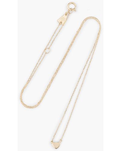 Adina Reyter 14-karat Gold Necklace - White