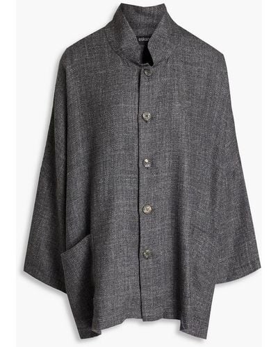 Eskandar Alpaca-blend Tweed Jacket - Gray