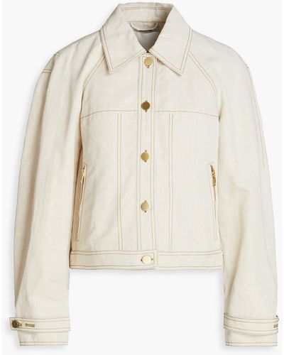 3.1 Phillip Lim Cotton And Linen-blend Jacket - White