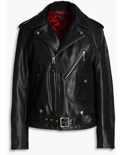 Rag & Bone Dallas bikerjacke aus leder - Schwarz