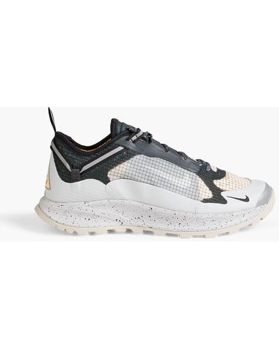 Nike Acg Air Nasu 2 Shell And Ripstop Sneakers - Gray