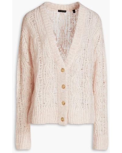 ATM Oversized-cardigan aus strick mit intarsienmuster - Natur