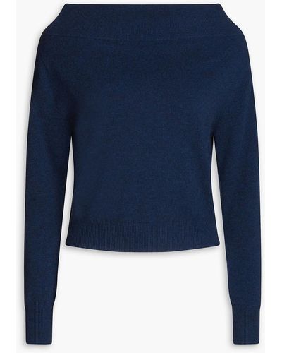 Altuzarra Off-the-shoulder Cashmere Sweater - Blue
