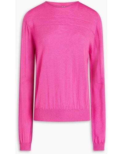 Rick Owens Wollpullover - Pink