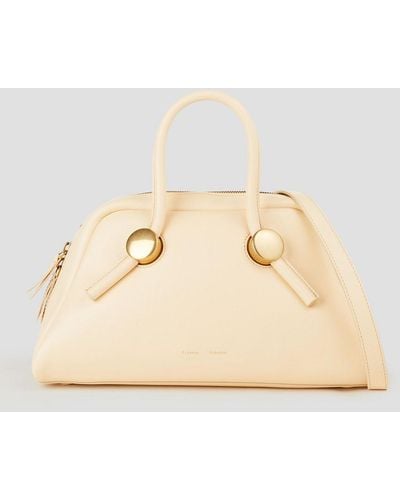 Proenza Schouler Bowler Leather Tote - Natural