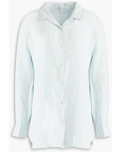 James Perse Linen Shirt - White