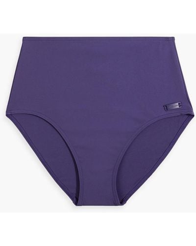 Zimmermann High-rise Bikini Briefs - Purple