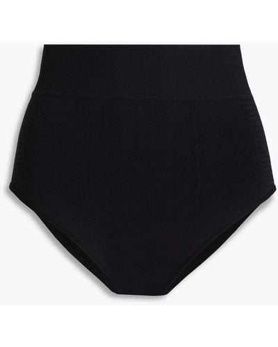 Rick Owens Stretch-knit Shorts - Black