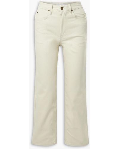 Apiece Apart Highway 1 High-rise Straight-leg Jeans - Natural