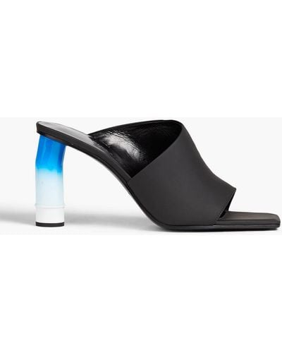 Nina Ricci Mules aus gummi - Schwarz