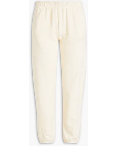 Monrow Fleece Track Pants - White