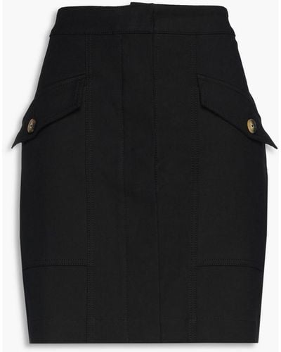 Ba&sh Cotton-blend Mini Skirt - Black