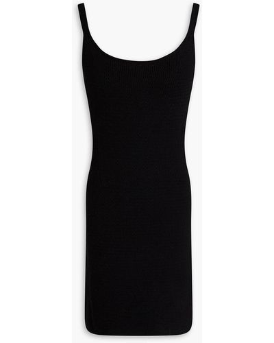 Rag & Bone Lena Cotton-blend Mini Dress - Black
