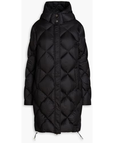 Claudie Pierlot Giovanna Quilted Shell Down Coat - Black
