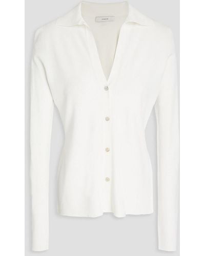 Vince Knitted Cardigan - White