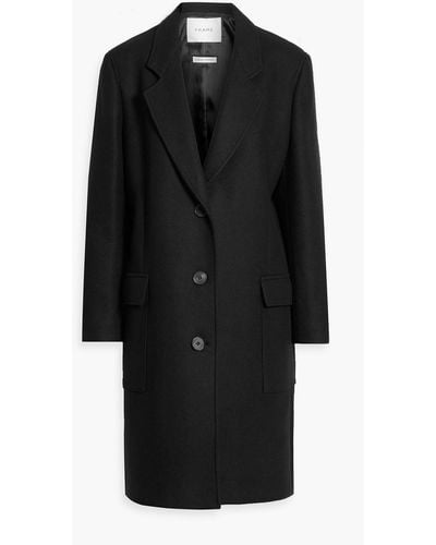 FRAME Wool-blend Coat - Black