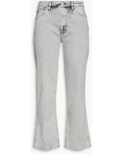 3x1 Emma High-rise Bootcut Jeans - Grey